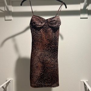 Motel Rocks Mini Leopard Dress